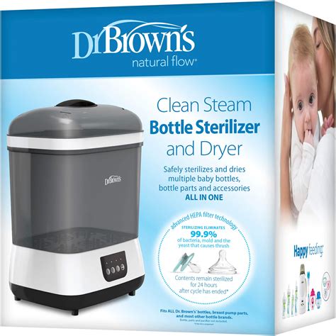 dr.brown sterilizer|Dr. Browns Clean Steam Baby Bottle and Pacifier Sterilizer and。